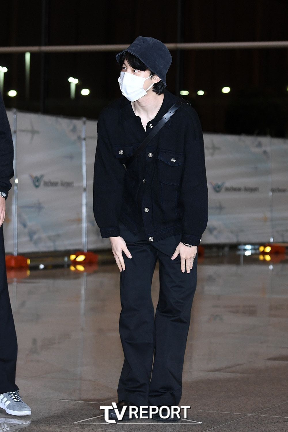 [T포토] BTS 지민 '인사 꾸벅'
