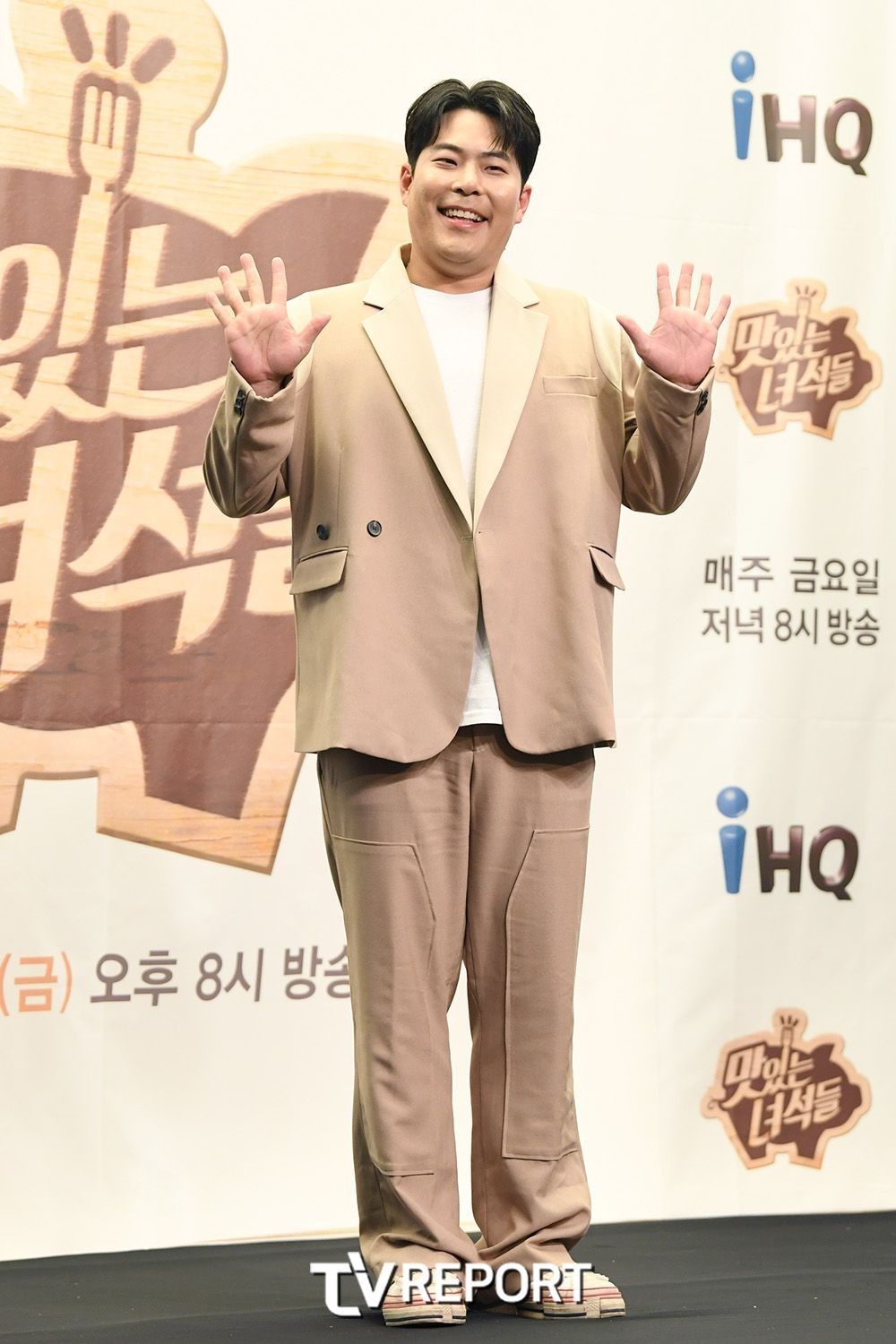 [T포토] 김해준 '뚱 4 합류'