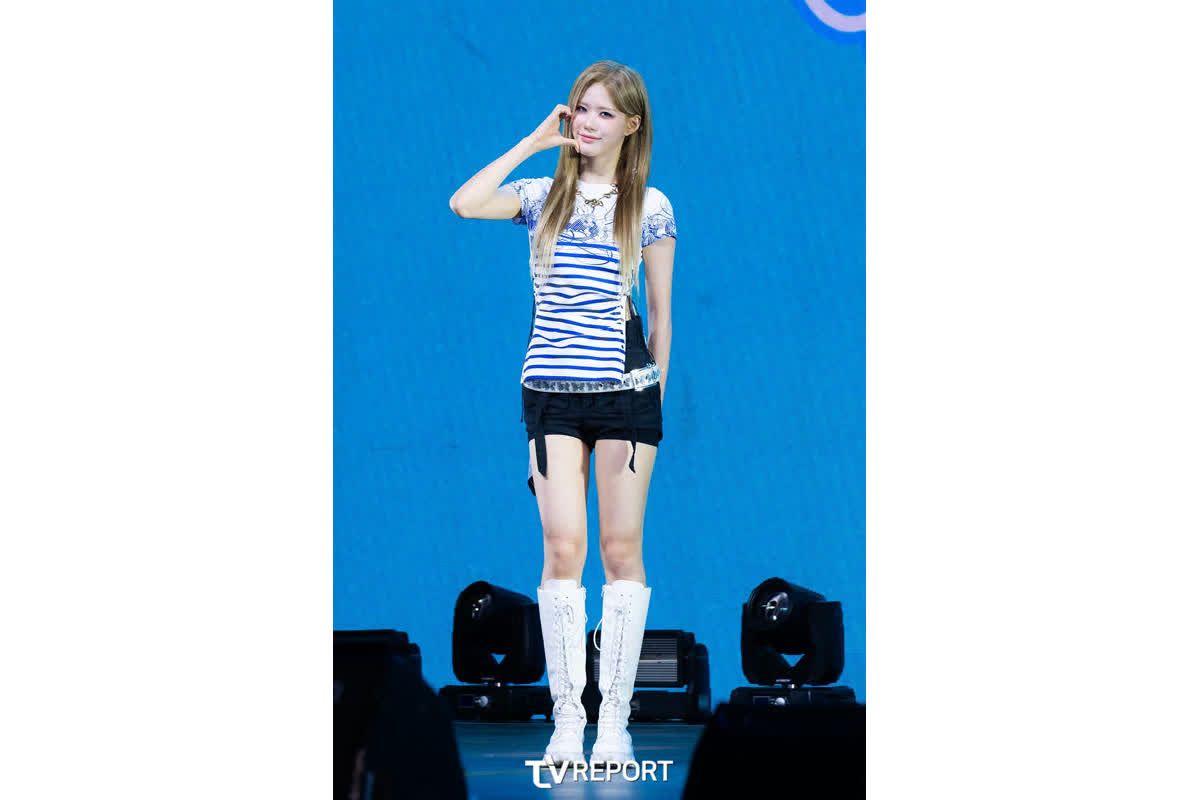 [T포토] 이프아이 라희 '금발 미소녀'