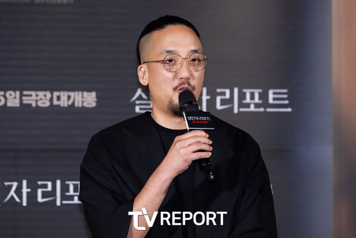 [T포토] 영화 '살인자 리포트' 감독 조영준