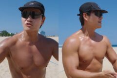 50세 맞아?…김종국, 바다서 명품 상체 공개→펌핑 없이도 선명한 복근 [RE:뷰]