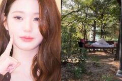 장원영, ‘산스장’서 모기 기피제 살포→운동기구 타더니 ‘벤치서 낮잠’ 포착